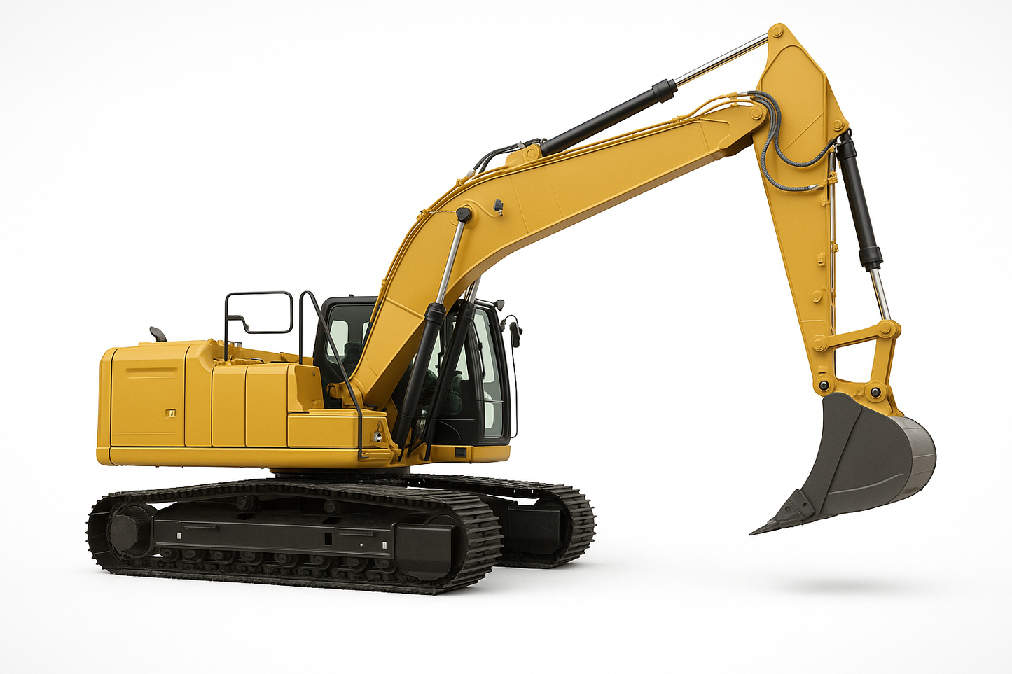 Bild: Kettenbagger Kettenbagger CAT 320 NG (21,9 t)
Hintergrund weiß und Logos entfernen
