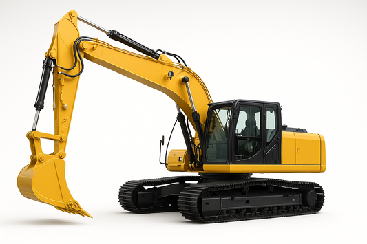 Bild: Kettenbagger CAT 315 GC (15,1 t)
Hintergrund weiß und Logos entfernen