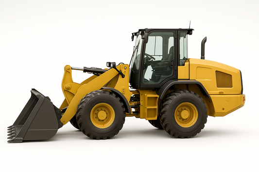 Bild: Radlader CAT 908 (1,3 m³)
    Hintergrund weiß und Logos entfernen
