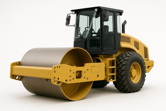 Bild: Walzenzug CAT CS 64 B (12,0 t)
Hintergrund weiß und Logos entfernen